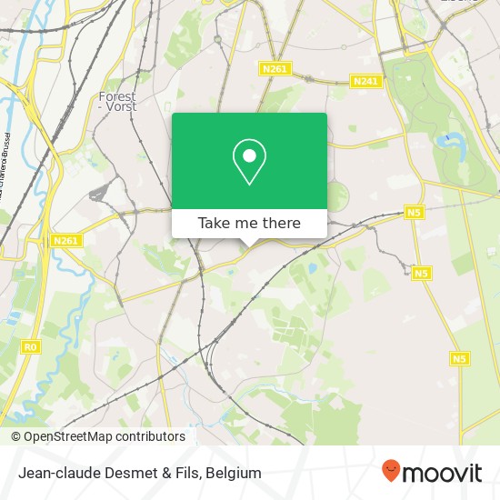 Jean-claude Desmet & Fils map