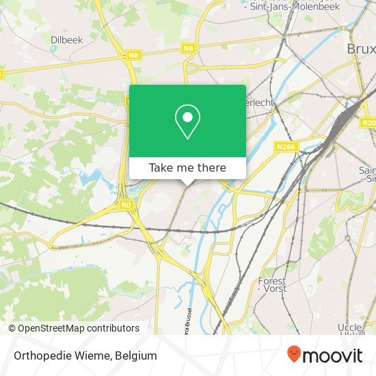 Orthopedie Wieme map