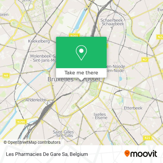 Les Pharmacies De Gare Sa plan