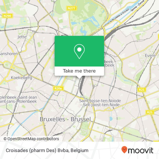 Croisades (pharm Des) Bvba map