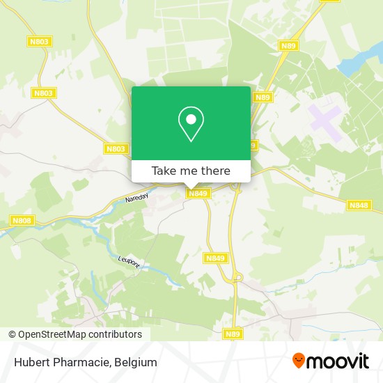 Hubert Pharmacie map