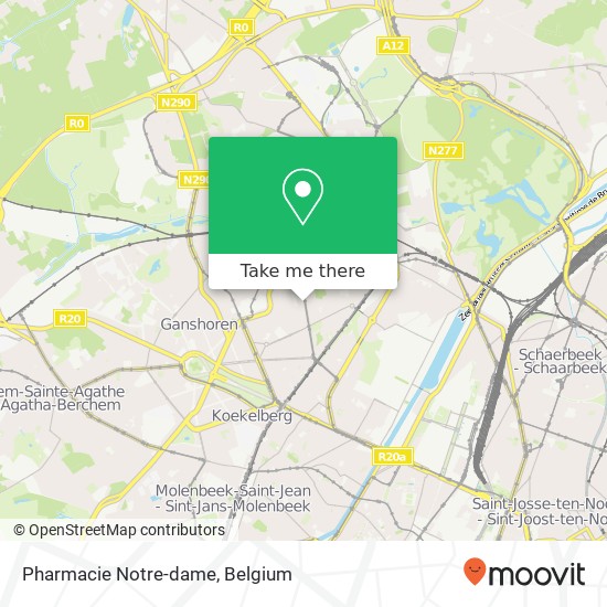 Pharmacie Notre-dame map