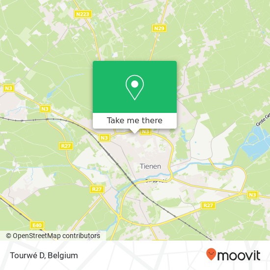 Tourwé D map