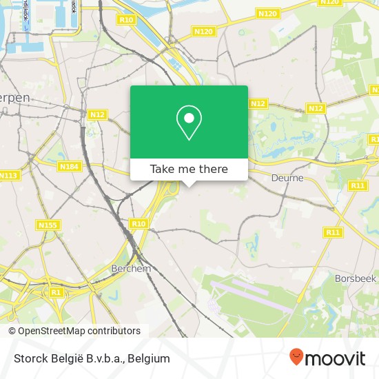 Storck België B.v.b.a. map