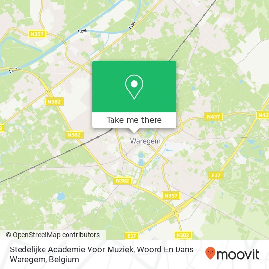 Stedelijke Academie Voor Muziek, Woord En Dans Waregem map