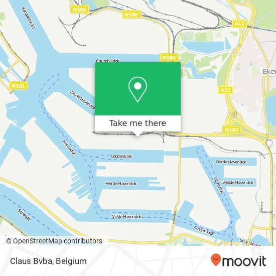 Claus Bvba map