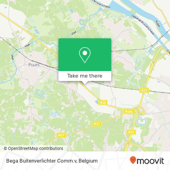 Bega Buitenverlichter Comm.v map