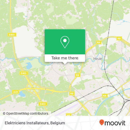 Elektriciens Installateurs map