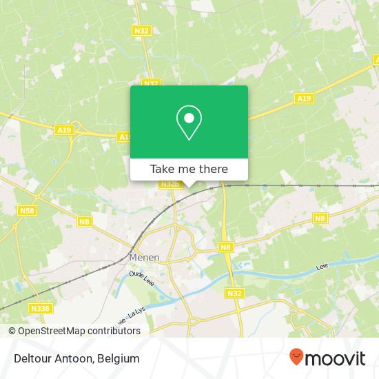 Deltour Antoon map