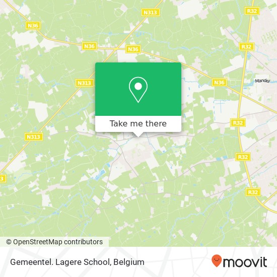 Gemeentel. Lagere School plan