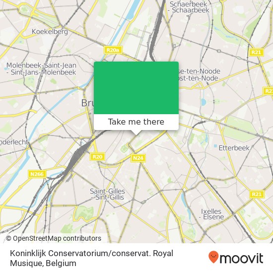 Koninklijk Conservatorium / conservat. Royal Musique map