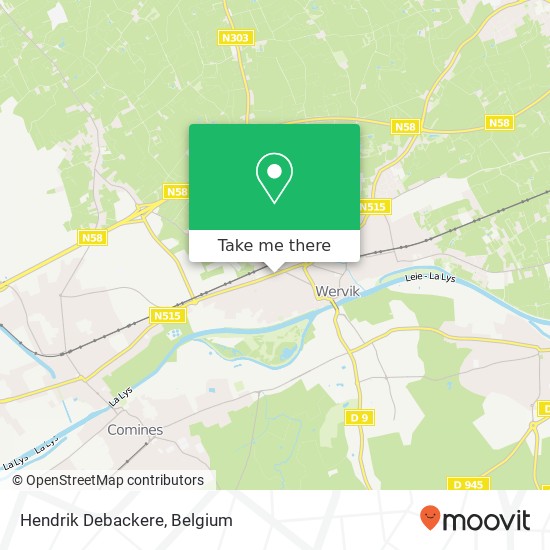 Hendrik Debackere map