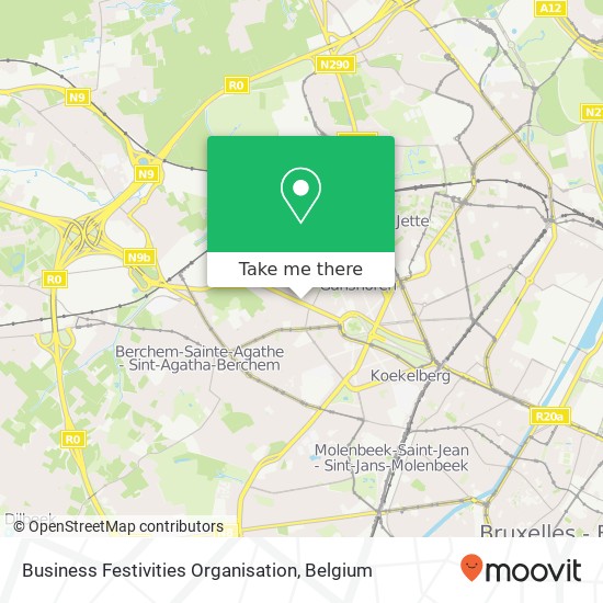 Business Festivities Organisation map