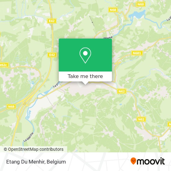 Etang Du Menhir map