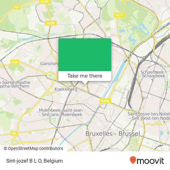 Sint-jozef B L O map