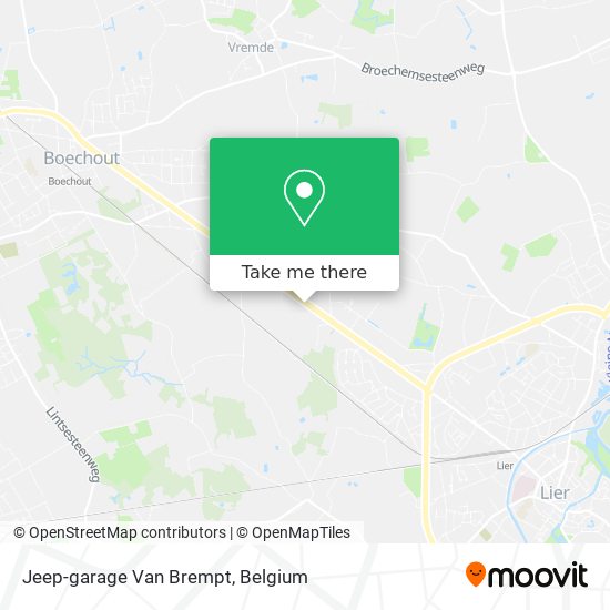 Jeep-garage Van Brempt map