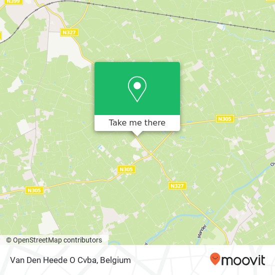 Van Den Heede O Cvba map