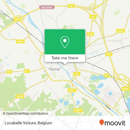 Locabelle Voiture map