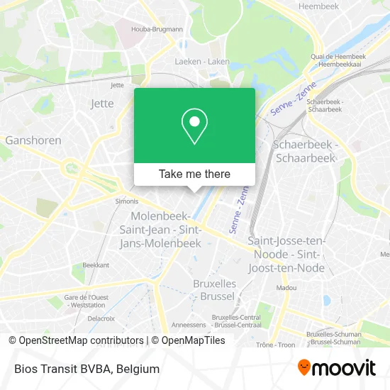 Bios Transit BVBA map