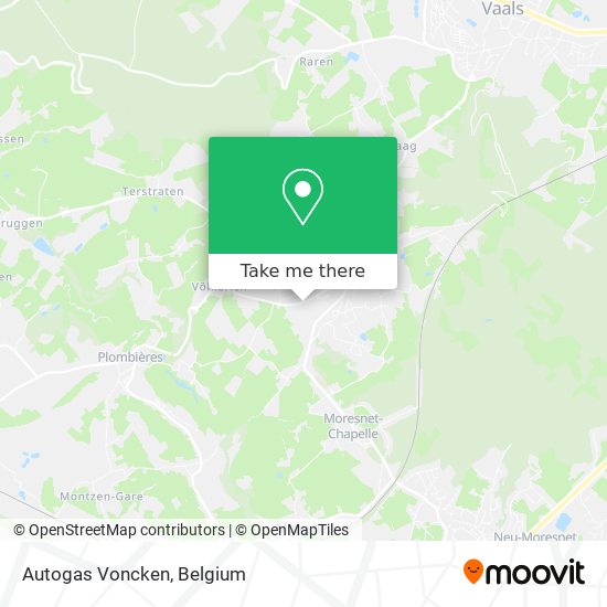 Autogas Voncken map
