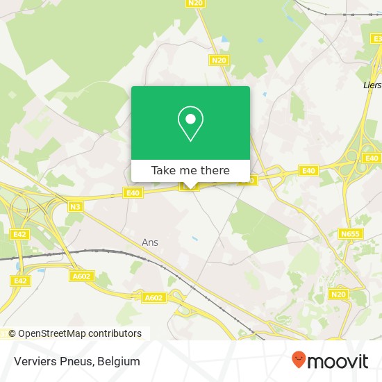 Verviers Pneus map