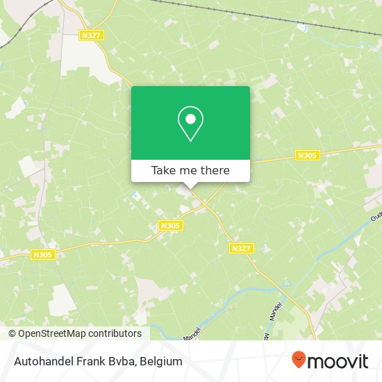 Autohandel Frank Bvba map