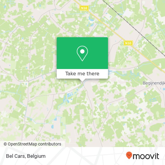 Bel Cars map