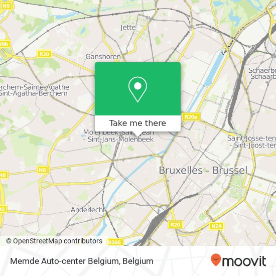 Memde Auto-center Belgium plan