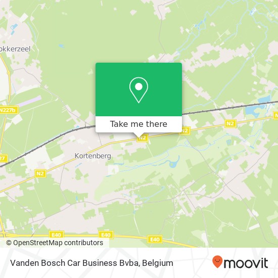 Vanden Bosch Car Business Bvba map