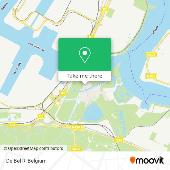 De Bel R map