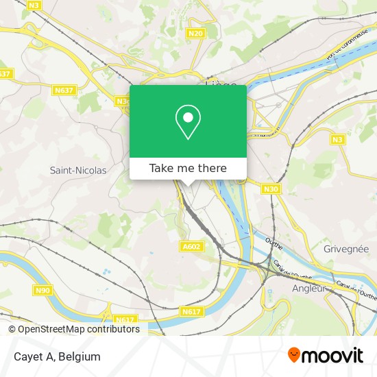 Cayet A map