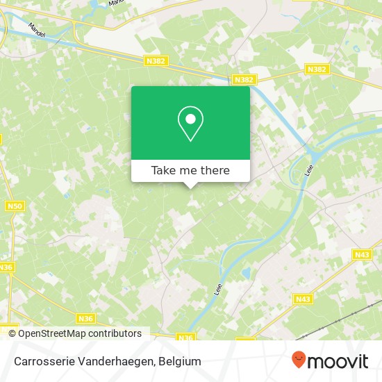 Carrosserie Vanderhaegen map