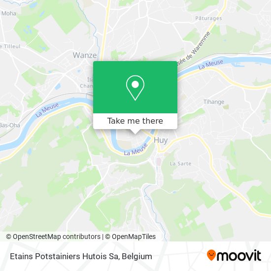 Etains Potstainiers Hutois Sa map