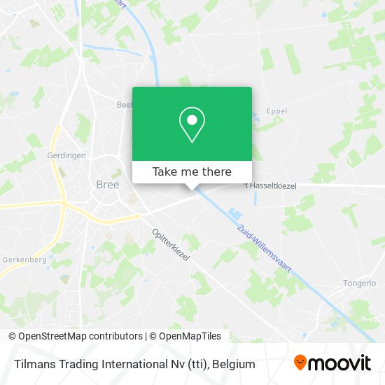 Tilmans Trading International Nv (tti) map