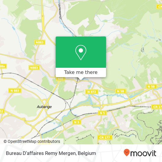 Bureau D'affaires Remy Mergen map