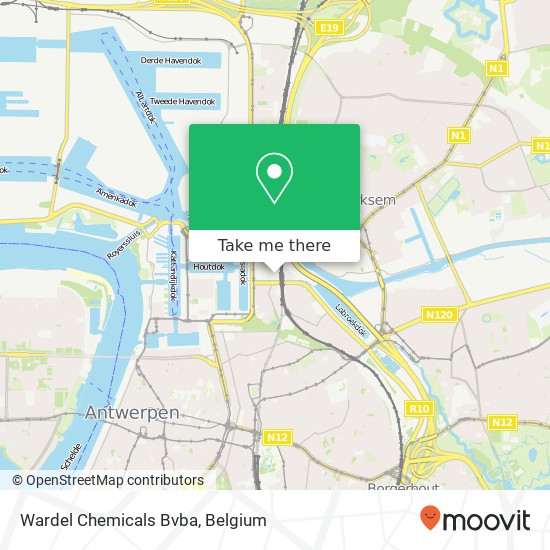 Wardel Chemicals Bvba map