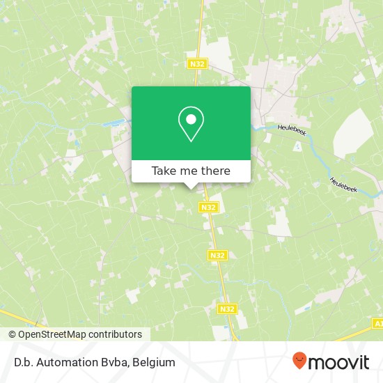 D.b. Automation Bvba map