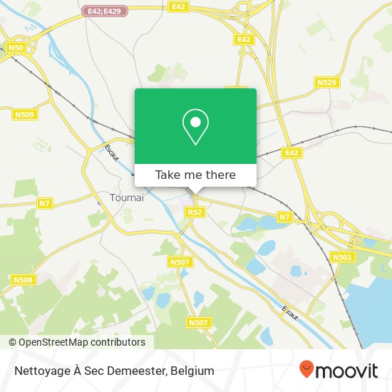 Nettoyage À Sec Demeester map