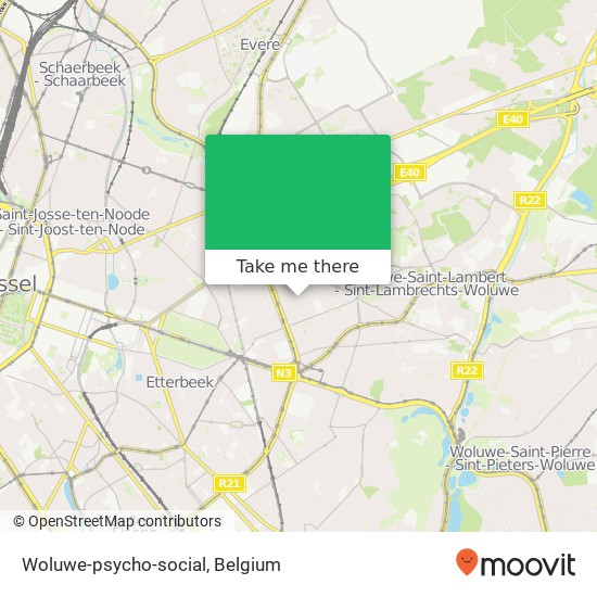 Woluwe-psycho-social map