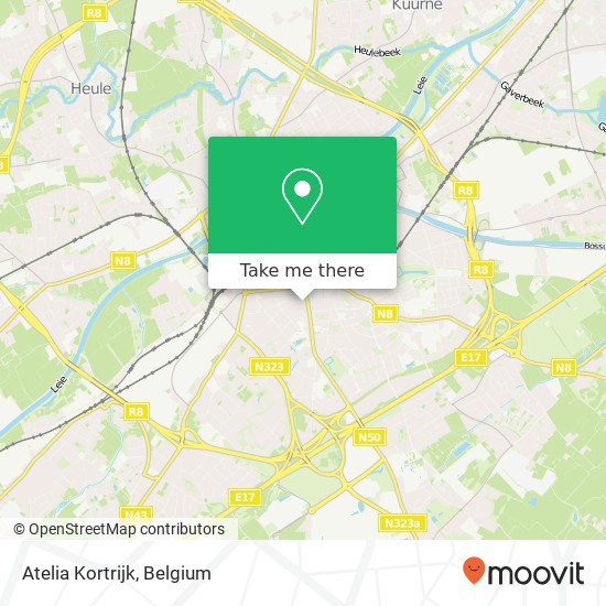 Atelia Kortrijk map