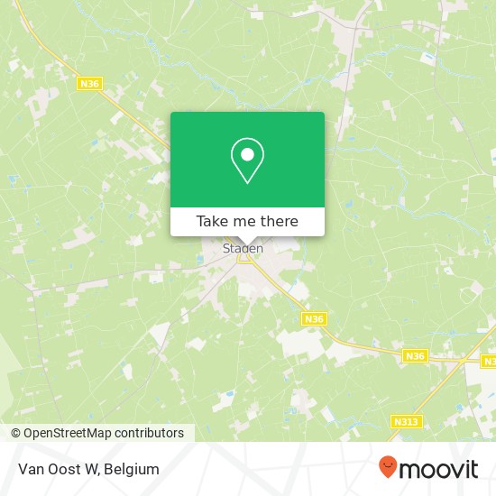 Van Oost W map