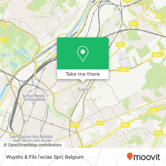 Wuydts & Fils l'eclair Sprl map