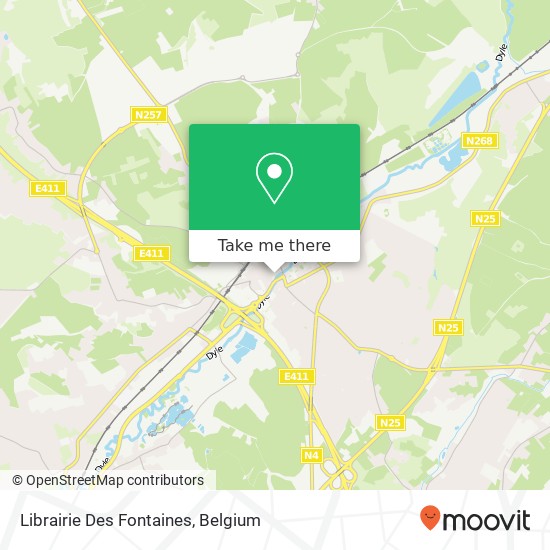 Librairie Des Fontaines map