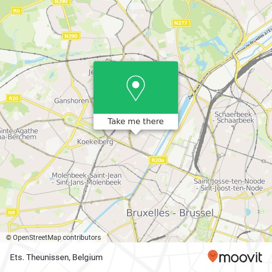 Ets. Theunissen map