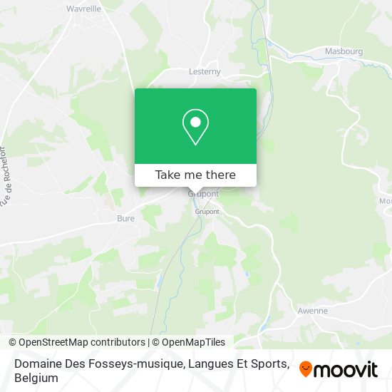 Domaine Des Fosseys-musique, Langues Et Sports map