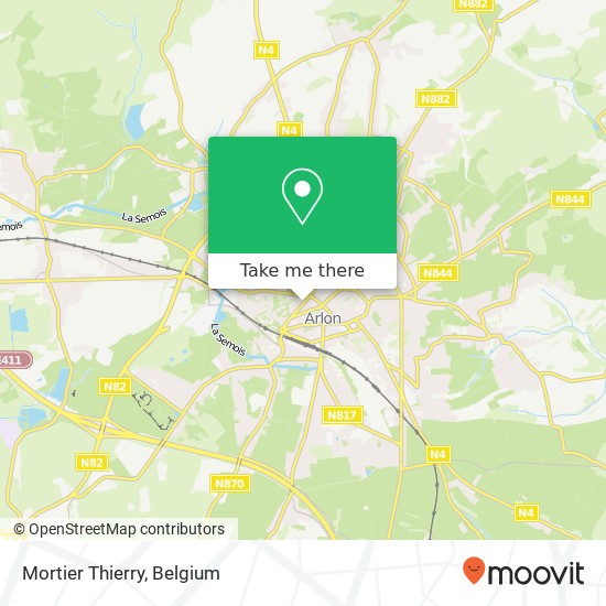 Mortier Thierry map