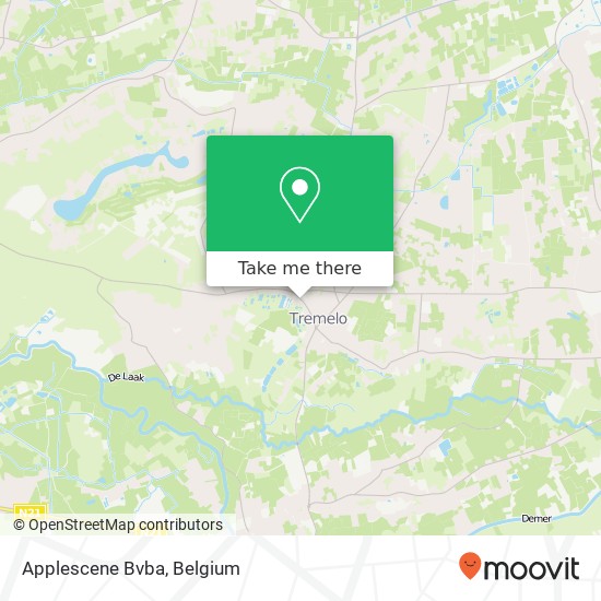 Applescene Bvba map