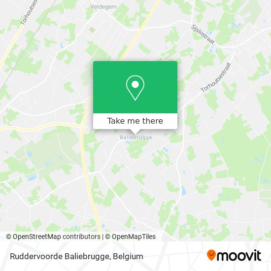 Ruddervoorde Baliebrugge plan