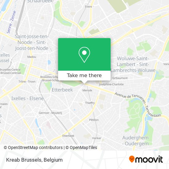 Kreab Brussels map