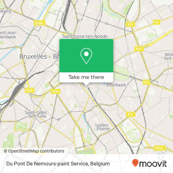 Du Pont De Nemours-paint Service map